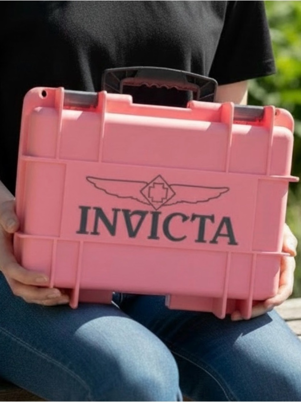 Invicta 8 Slot Pink Protective Watch Case
